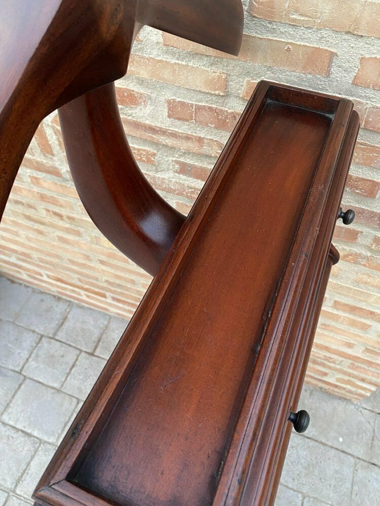 photo for sale Mid Century Gentlemen Wood Valet With Two Drawers, 1950s