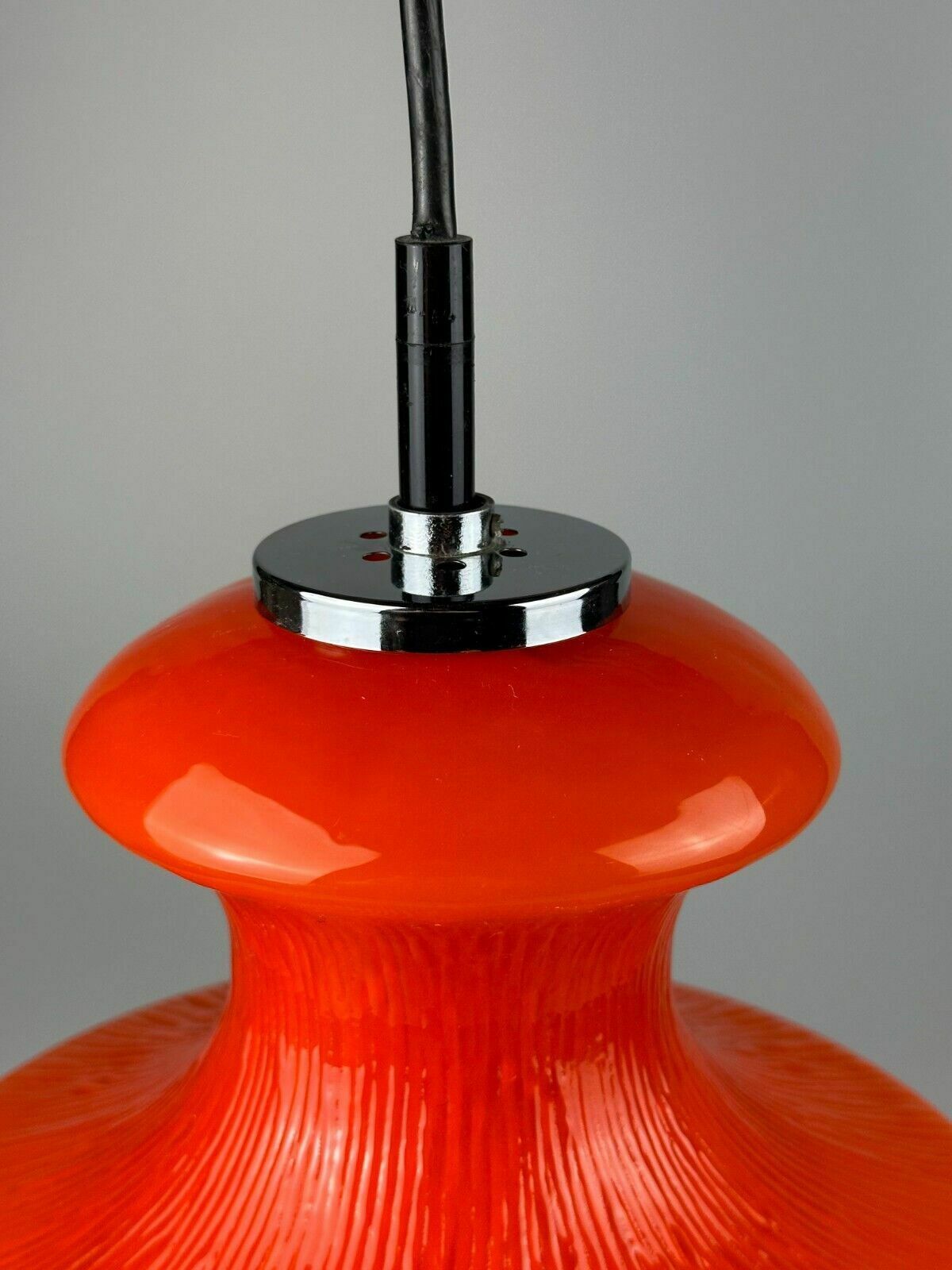 photo vinterior 60s 70s Peill & Putzler Hanging Lamp Ceiling Lamp Glass Space Design Lamp