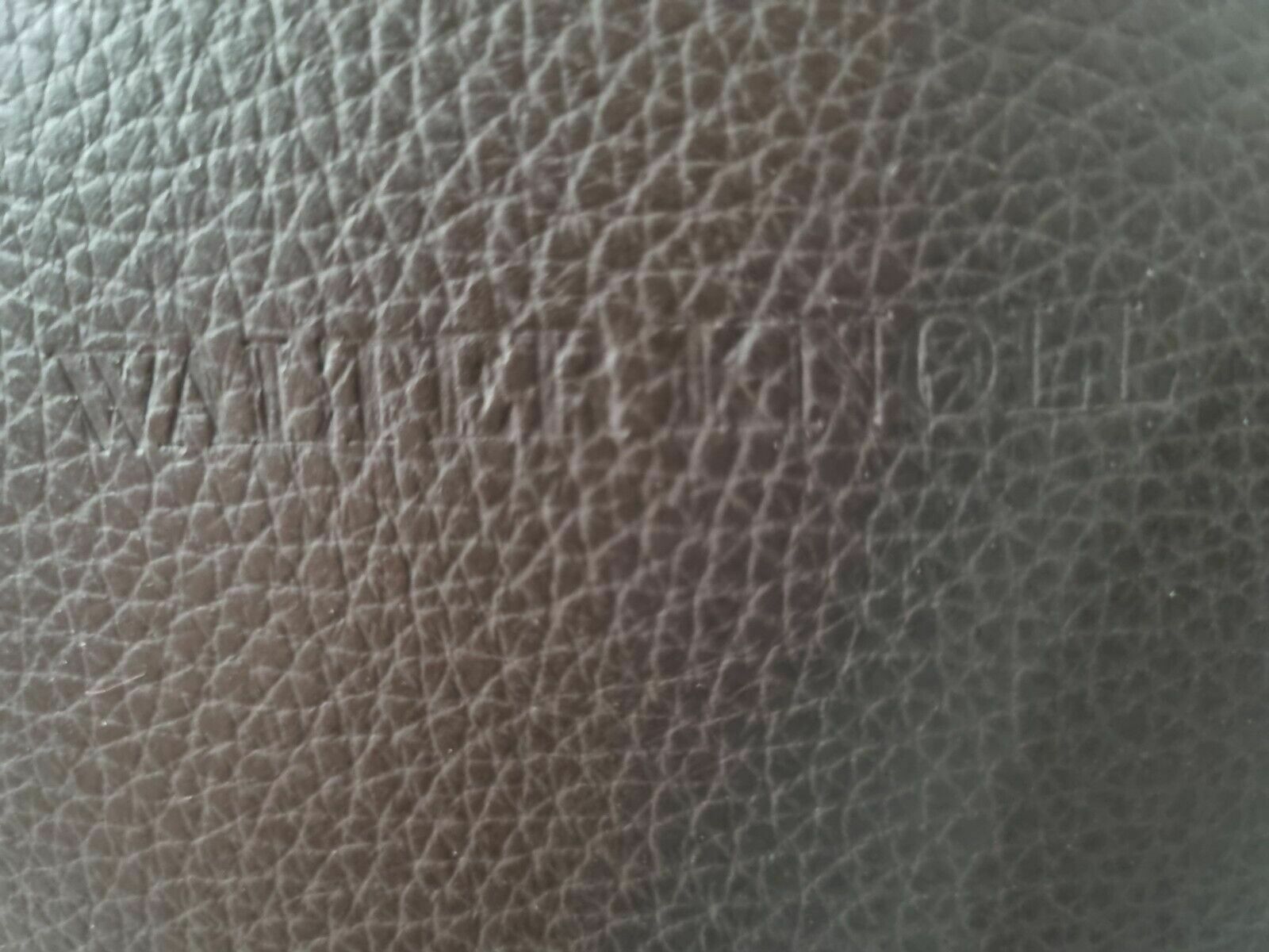 Impeccable Walter Knoll Bao Swivel Chair In Navy Fabric And Chocolate Leather (3 photo vintage