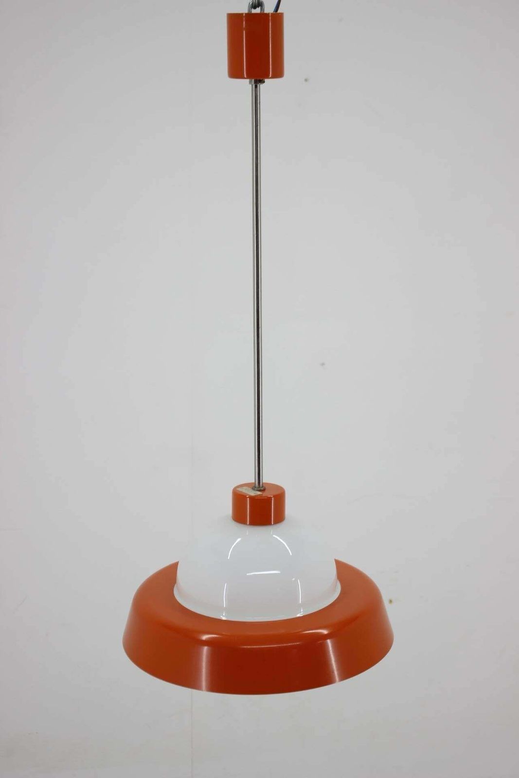 1970s Glass Pendant Lamp By Kamenicky Senov, Czechoslovakia photo Lighting