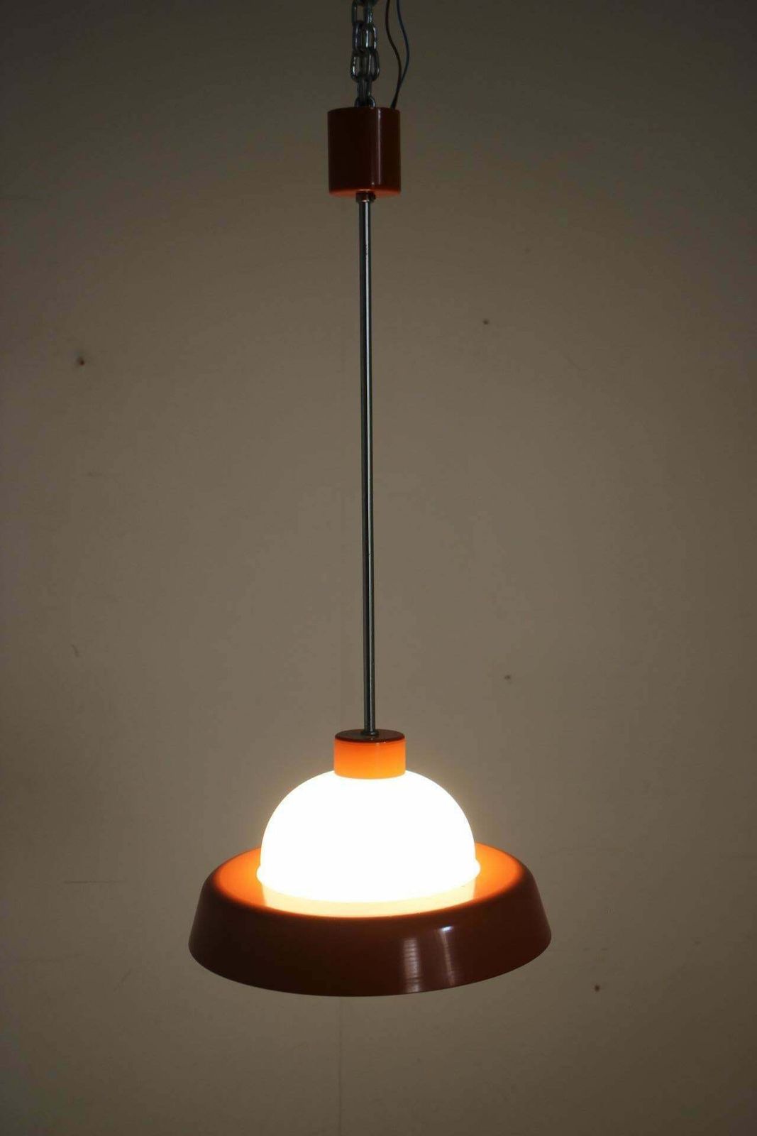 photo furniture 1970s Glass Pendant Lamp By Kamenicky Senov, Czechoslovakia