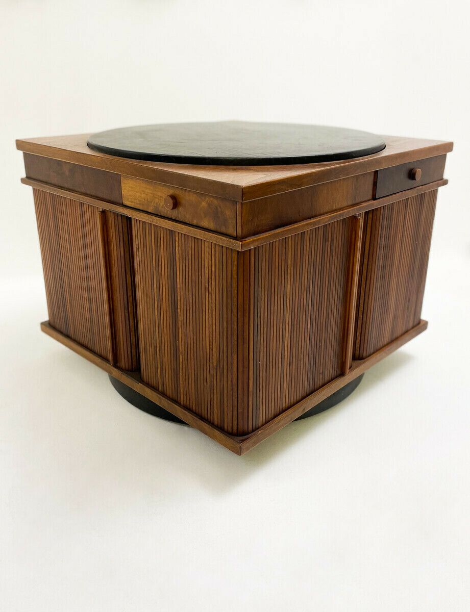 Italian Mid Century Rotating Coffee Table By Gianfranco Frattini