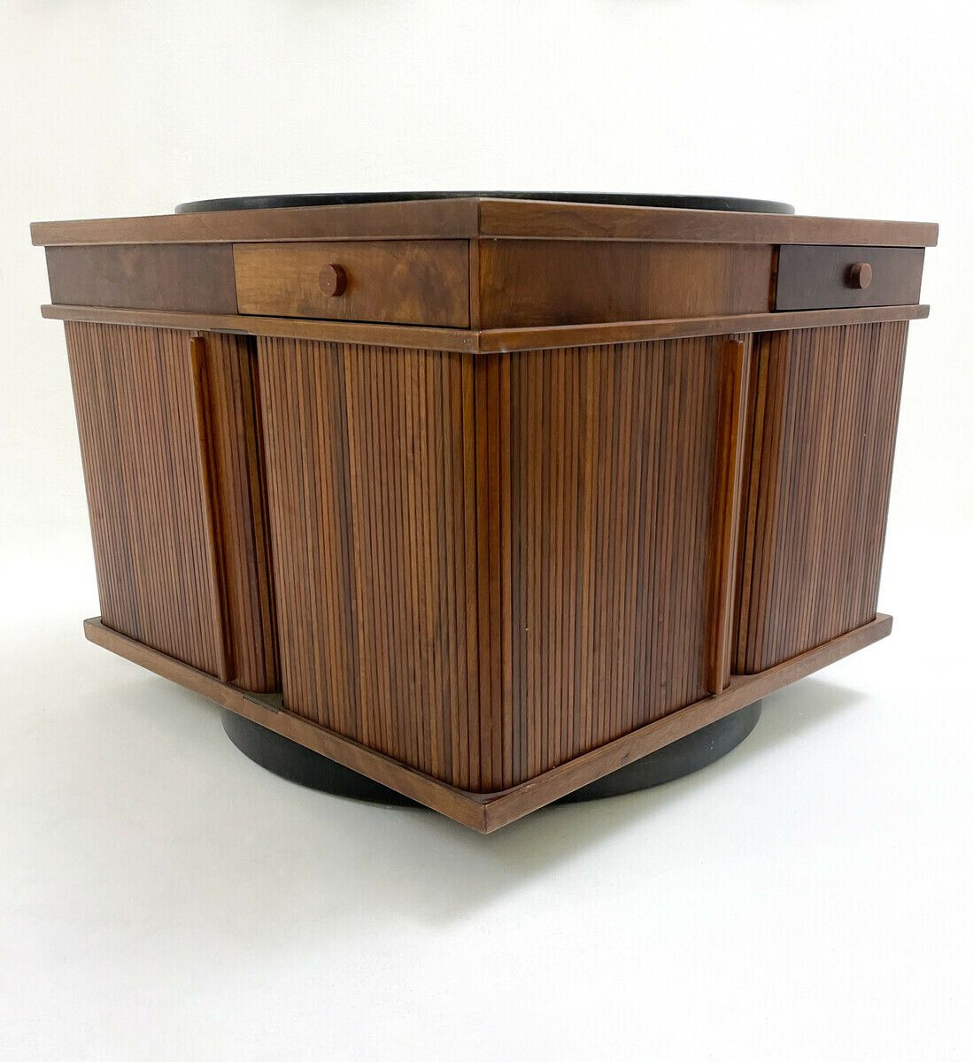 Italian Mid Century Rotating Coffee Table By Gianfranco Frattini photo furniture