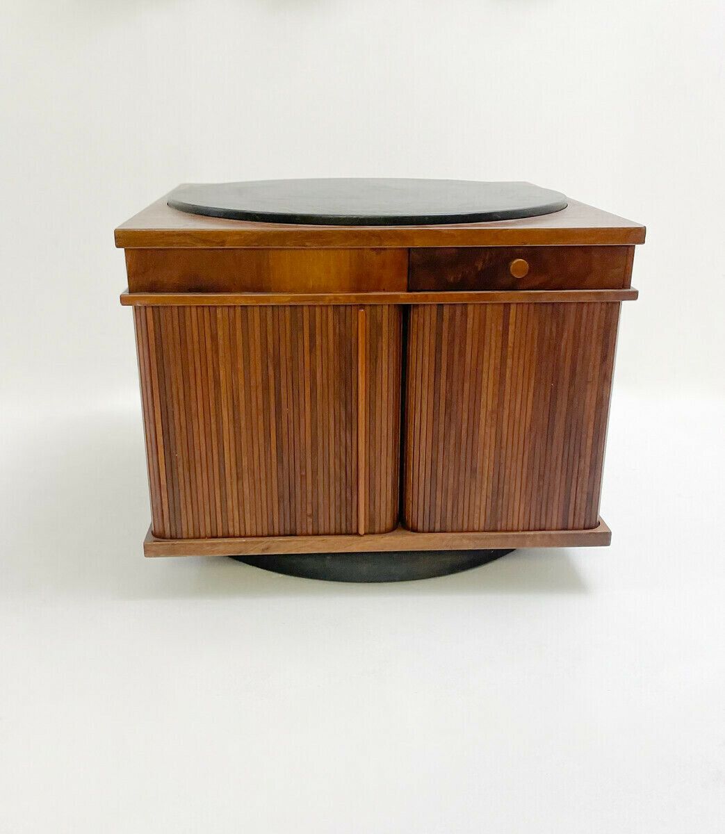 Italian Mid Century Rotating Coffee Table By Gianfranco Frattini photo for sale