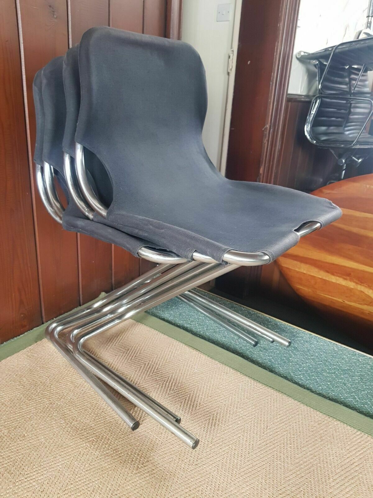 Rare Set Of Mid Century Chairs Ruud Ekstrand And Christer Norman For Dux In 1968 photo Furniture