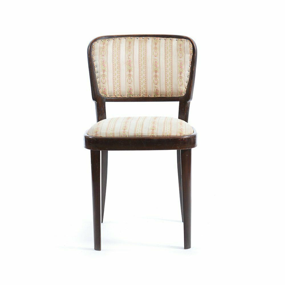 Original Dining Chairs By Thonet In Original Vintage Fabric, 1940, Set Of 4 photo Furniture