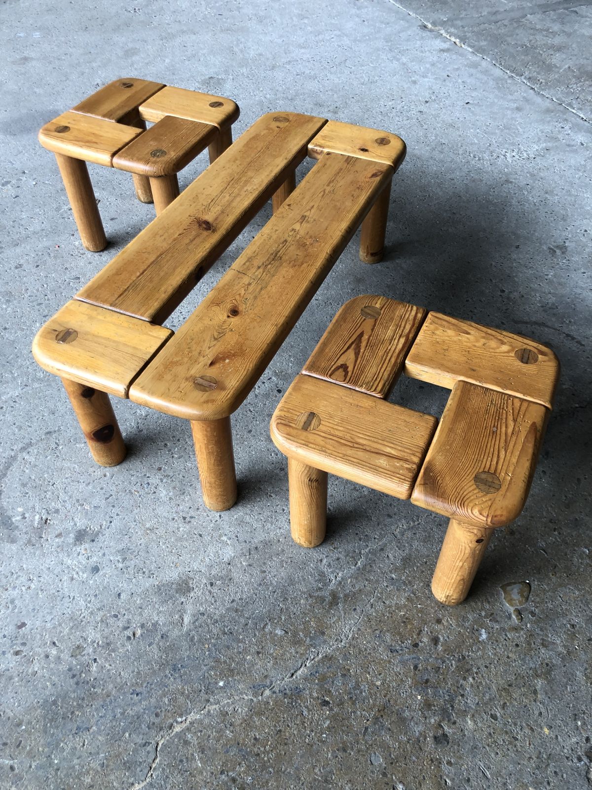 Finnish Coffee Tables By Olof Ottelin For Stockmann, 1958, Set Of 3