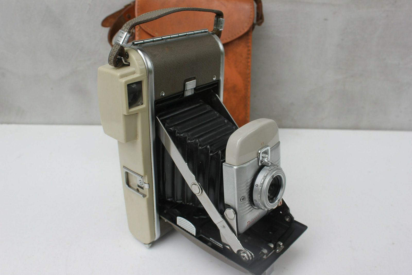 Vintage Polaroid Land Camera Model 80a With Case Folding Photo Camera Collectible Camera photo for sale