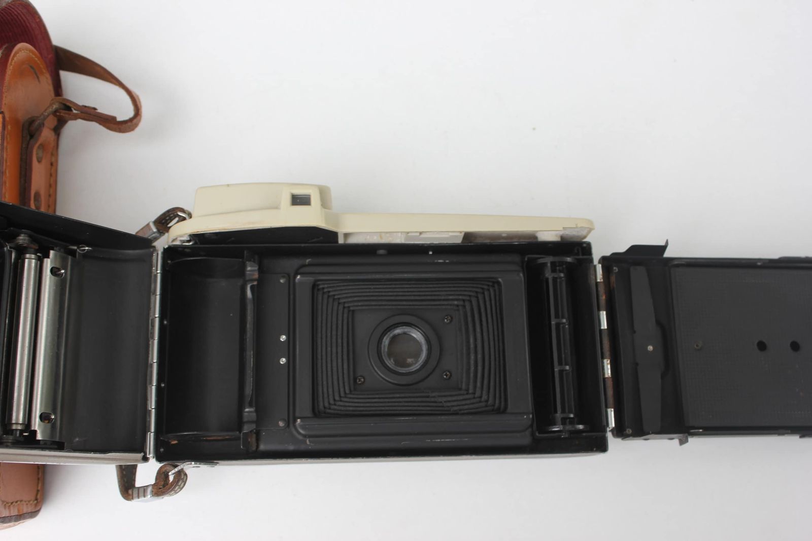 photo furniture Vintage Polaroid Land Camera Model 80a With Case Folding Photo Camera Collectible Camera