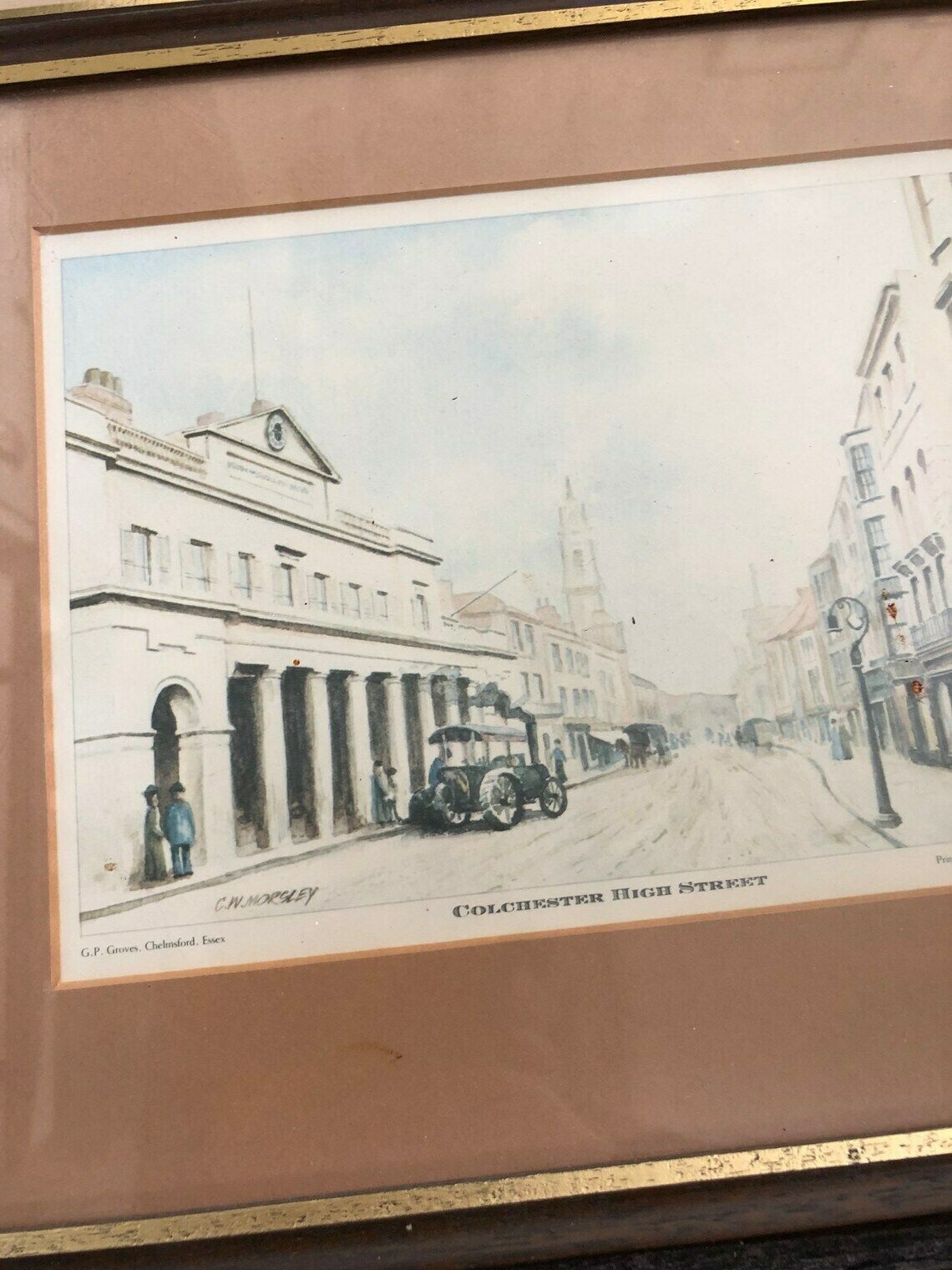 Set Of 11 Framed Essex Prints By C W Morsley Printed By Medici Society   Gp Groves   Chelmsford Framed (Ll) photo Art