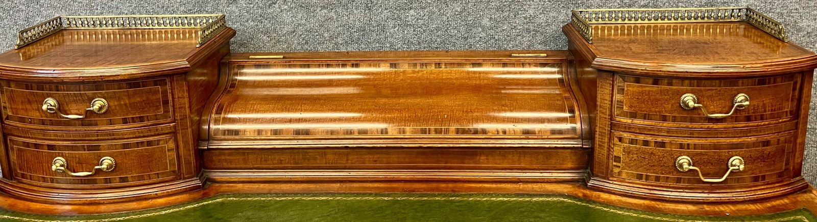Antique Mahogany & Inlaid Carlton House Desk photo 1925.0