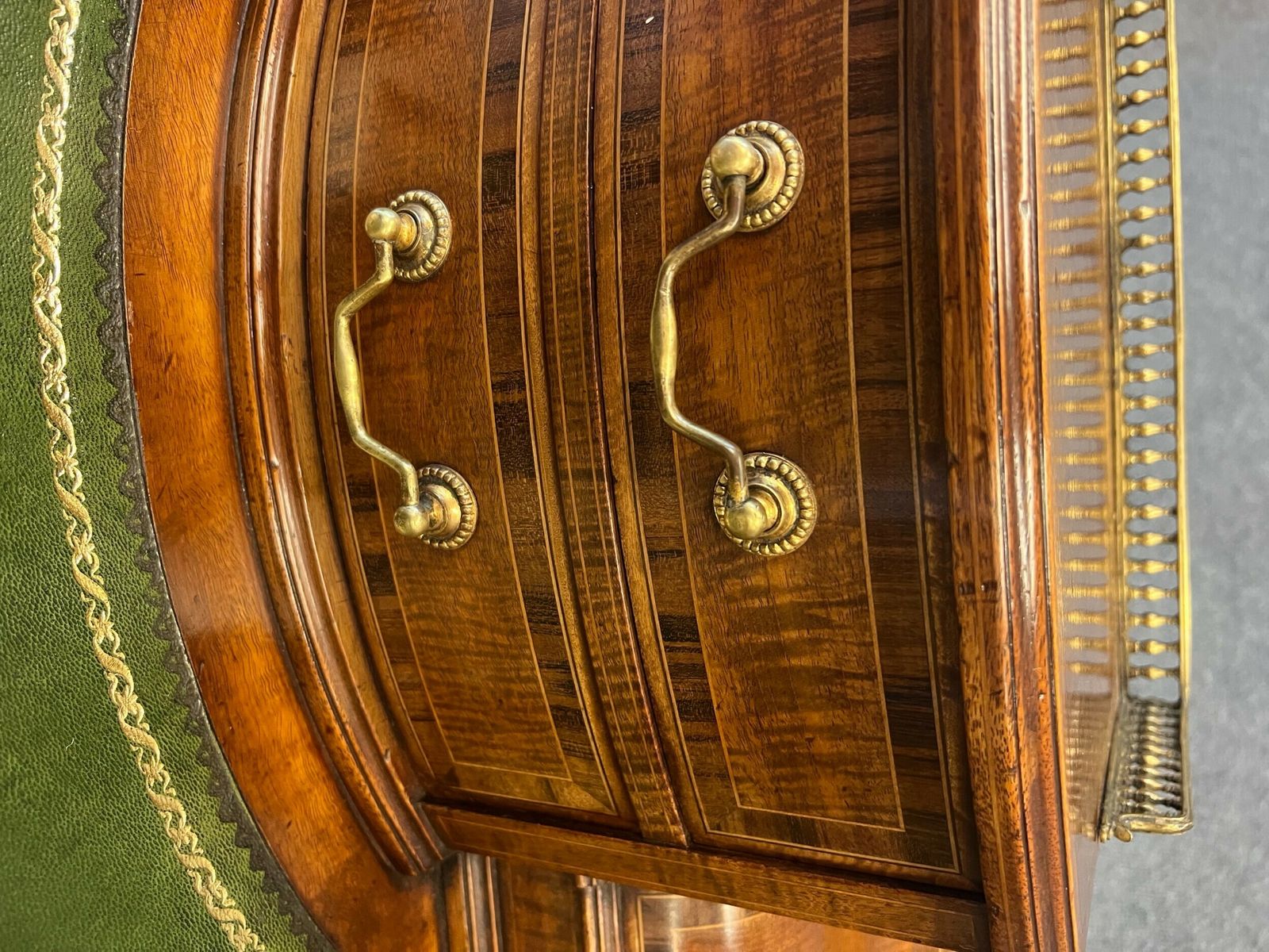 Antique Mahogany & Inlaid Carlton House Desk photo buy
