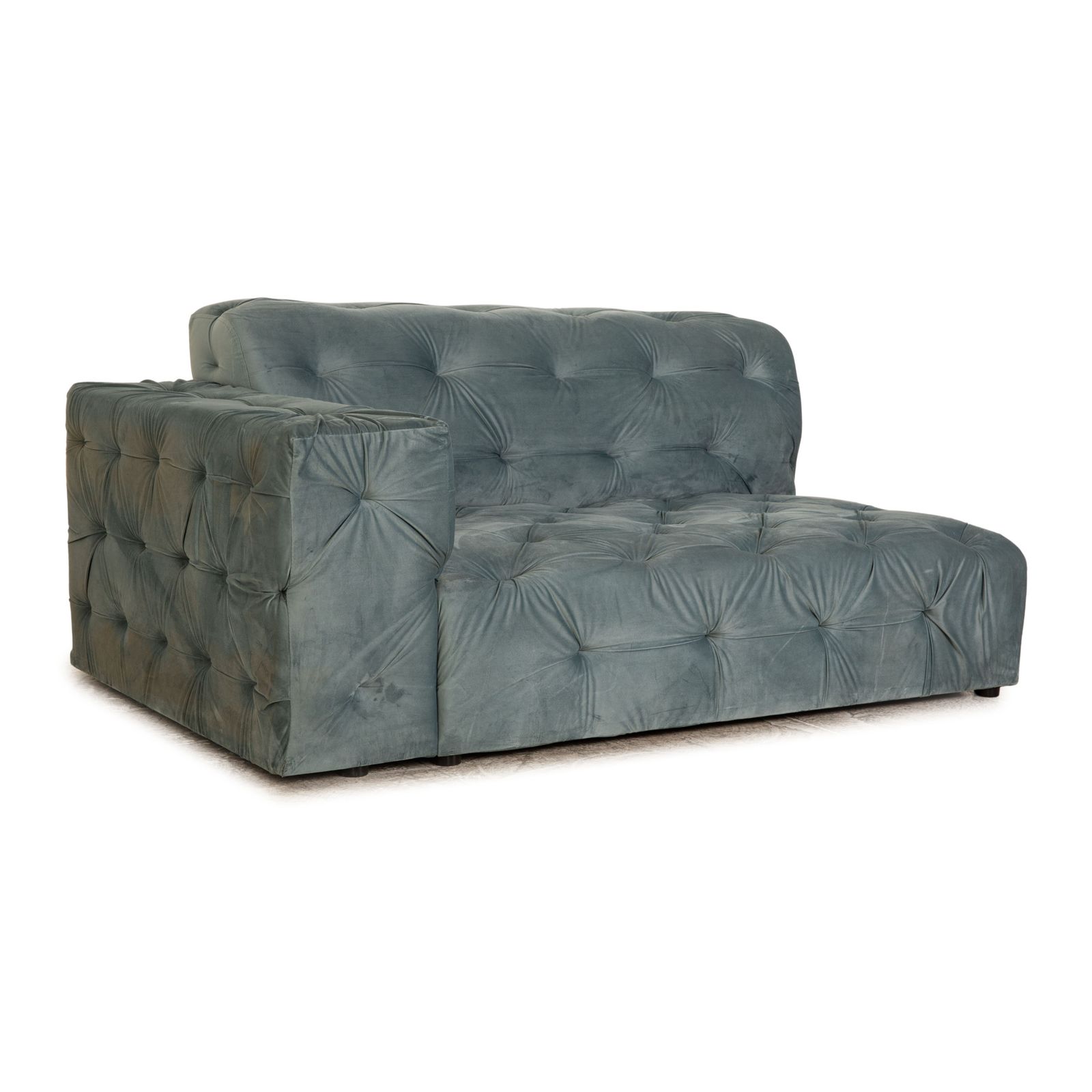 Iconx Studios Venus Velvet Fabric Lounger Blue photo buy
