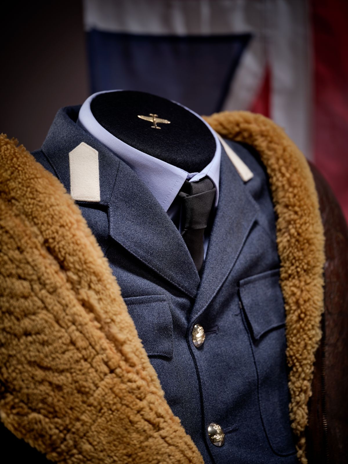 The 'Biggles' One Off Original Ww2 Spitfire Pilot Sheepskin And Leather Irvin Flying Jacket Chair, England Circa 1940's. photo furniture