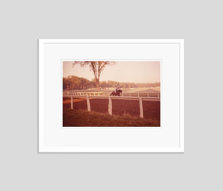 Morning Training At Saratago By Toni Frissell Archival Pigment Print Framed In White