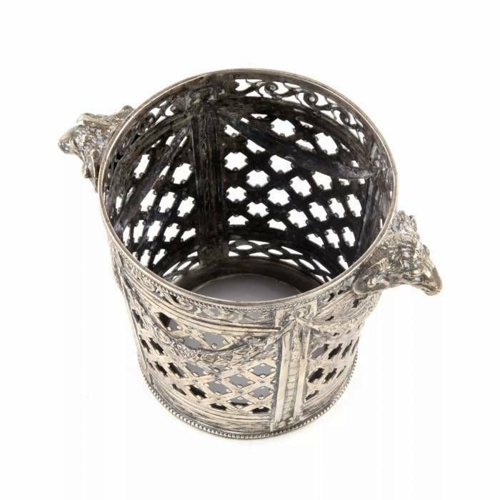 Silver Flower Pots. Schwarz & Steiner. Vienna, 1902 1918 photo 556.0