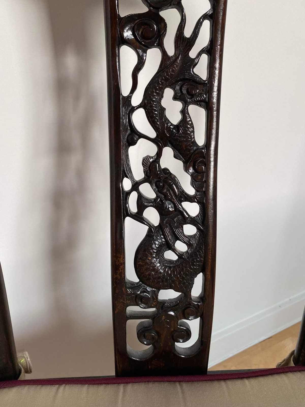 6 Chinese Antique Chairs. Preciously Carved With Dragons. Rare On The Market photo furniture