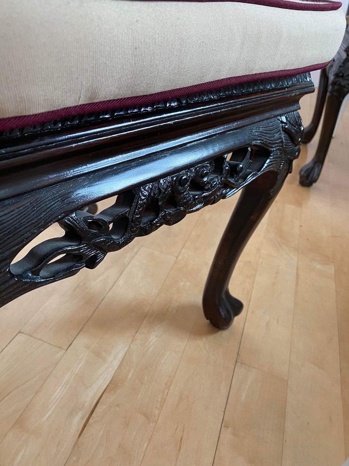 6 Chinese Antique Chairs. Preciously Carved With Dragons. Rare On The Market photo 250.0