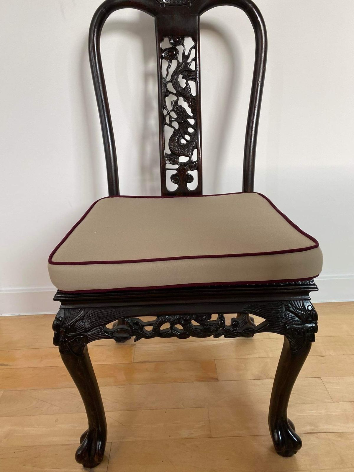 6 Chinese Antique Chairs. Preciously Carved With Dragons. Rare On The Market photo buy