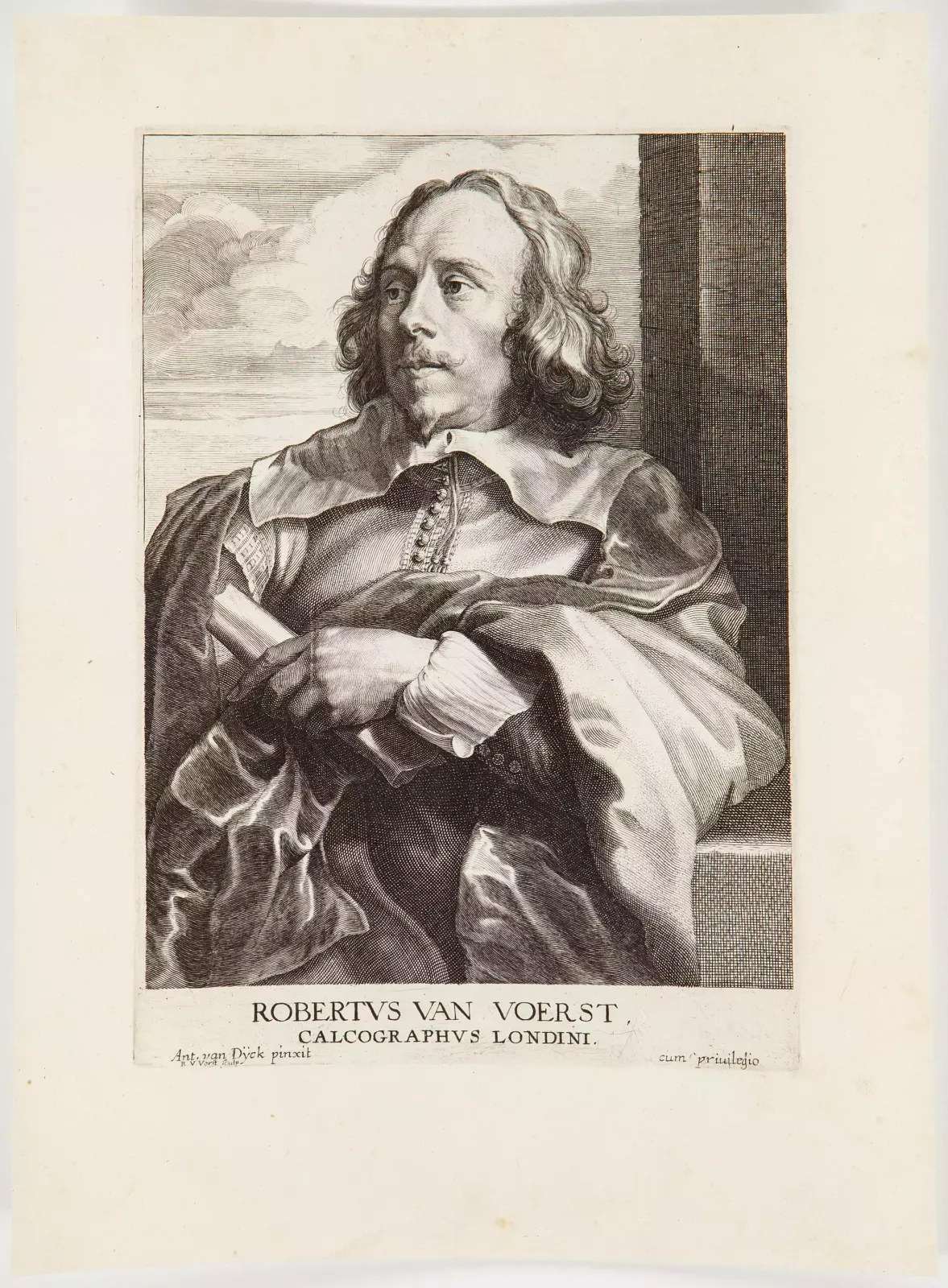 "Portrait Of The Artist Robert Van Voerst"