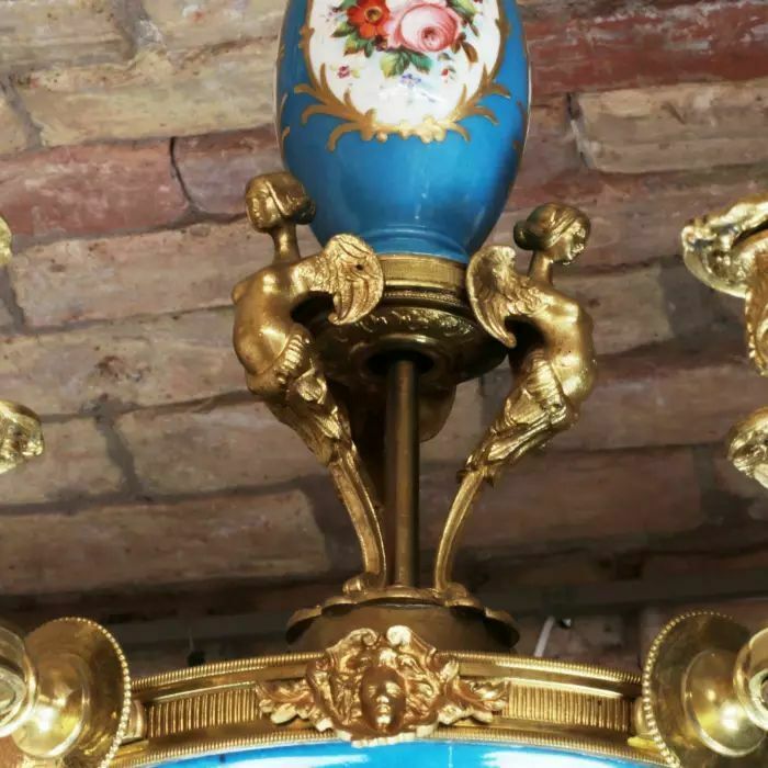 Chandelier For 15 Candles In Louis XVI Style. Sevres photo buy