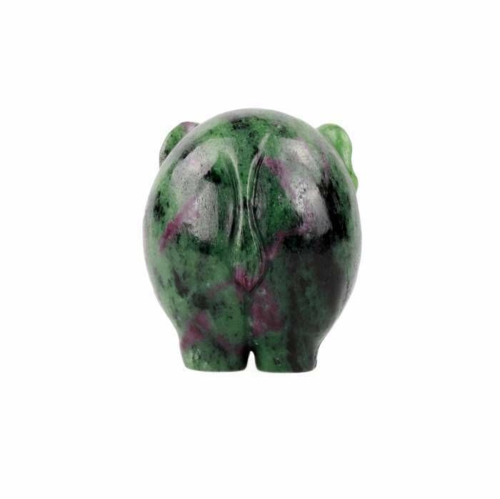 Carved Figurine Of An Elephant In Faberge Style 20th Century photo Home Decor