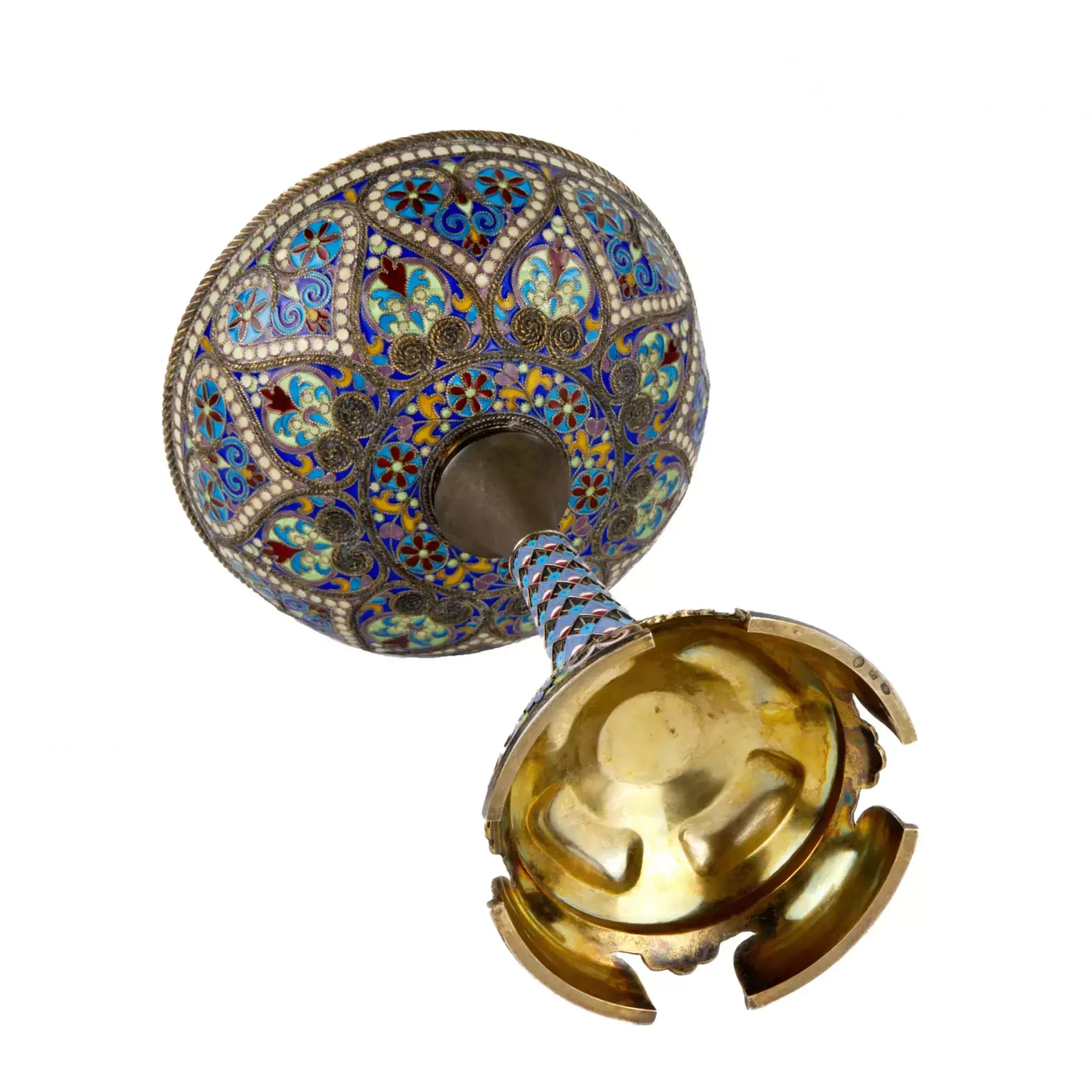 The Magnificent Silver Goblet Of Ivan Khlebnikov: Painted, Cloisonne, And Stained Glass Enamels. photo furniture