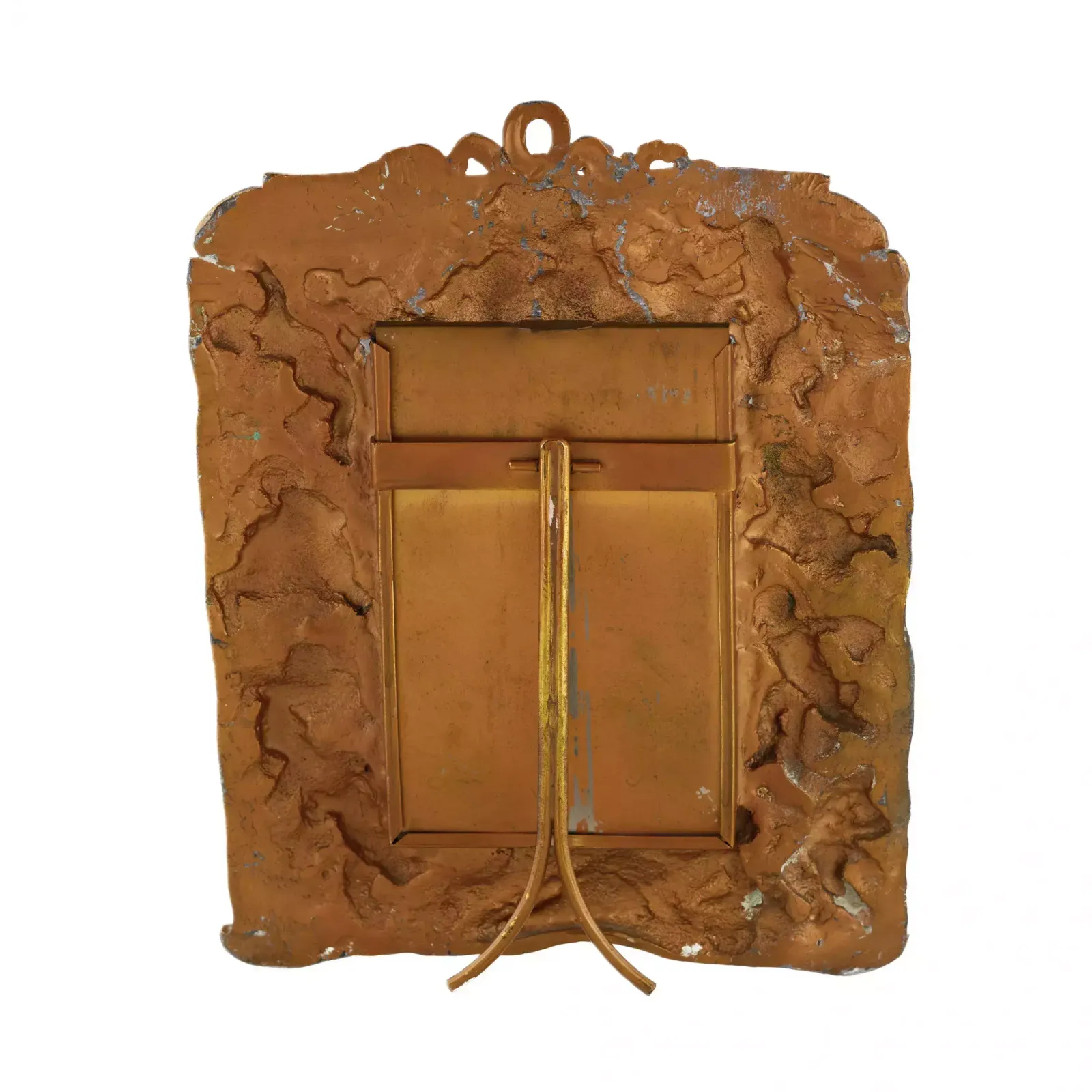 Non Trivial Photo Frame Of Gilded Bronze In The Neo Baroque Style, The Turn Of The 19th 20th Centuries photo 1282.0