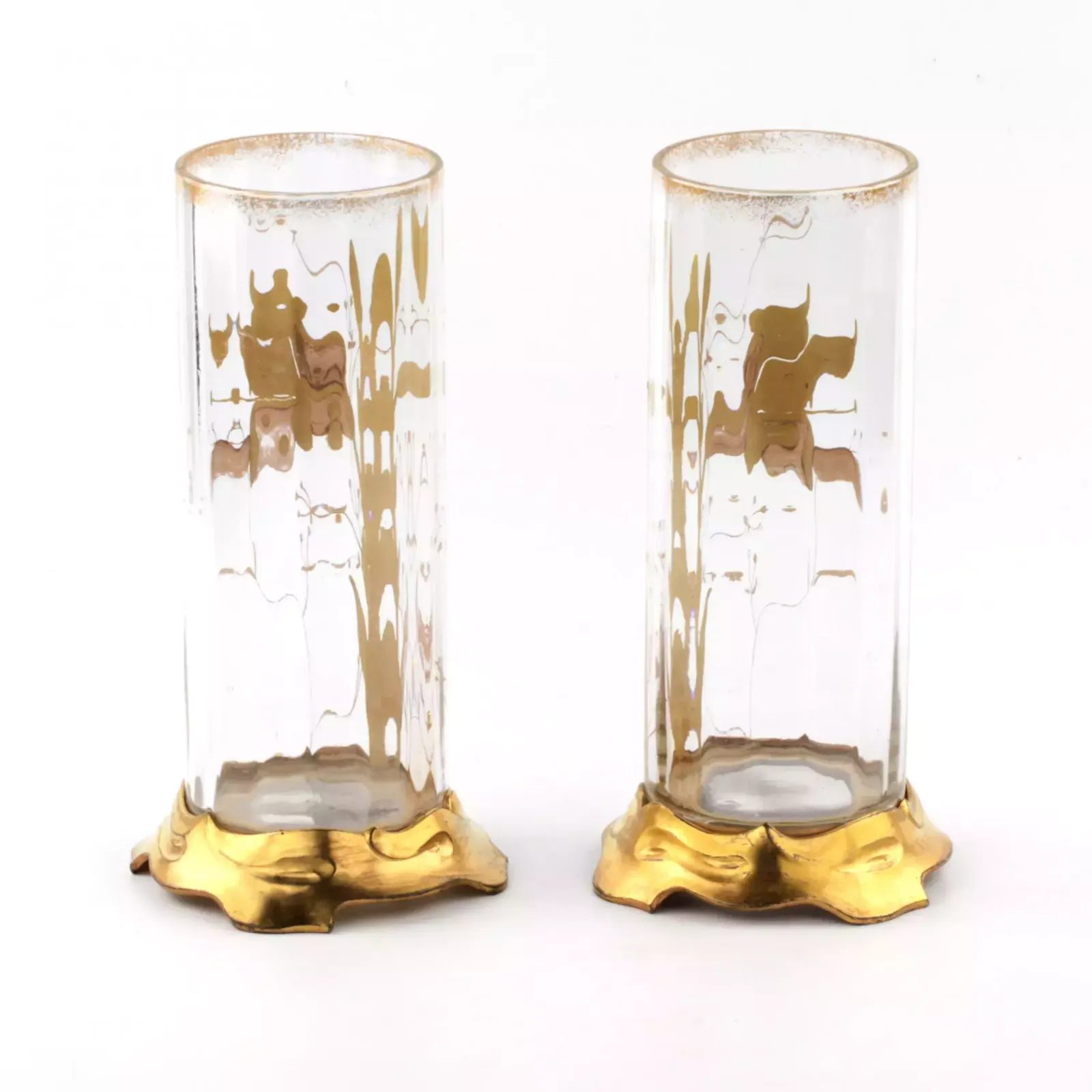 Pair Of Art Nouveau Vases, 1800s