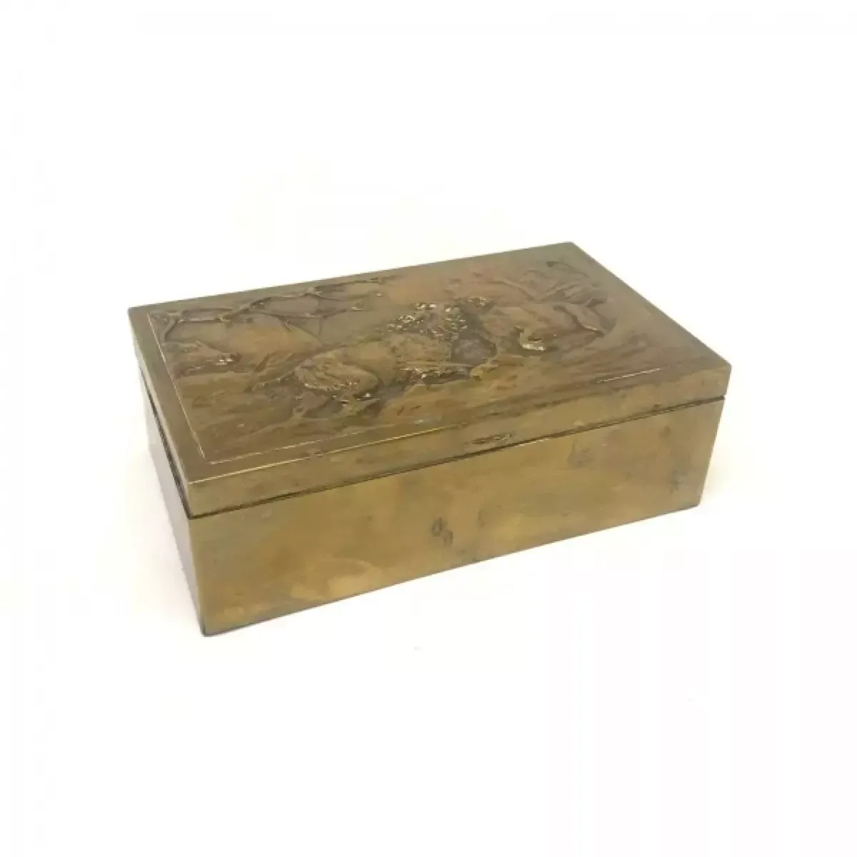 Wooden Case "Hunt", Early 20th Century photo for sale