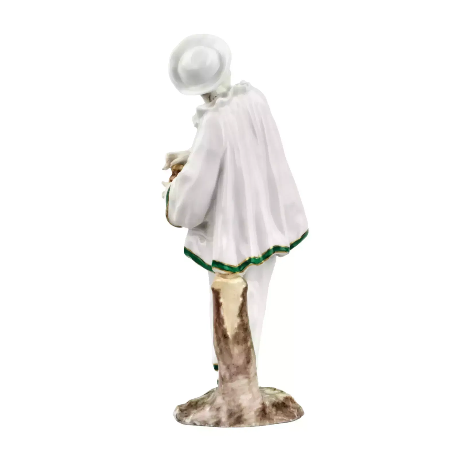 Porcelain Figurine Of Pierrot. Germany. End Of The 19th Century. photo Art