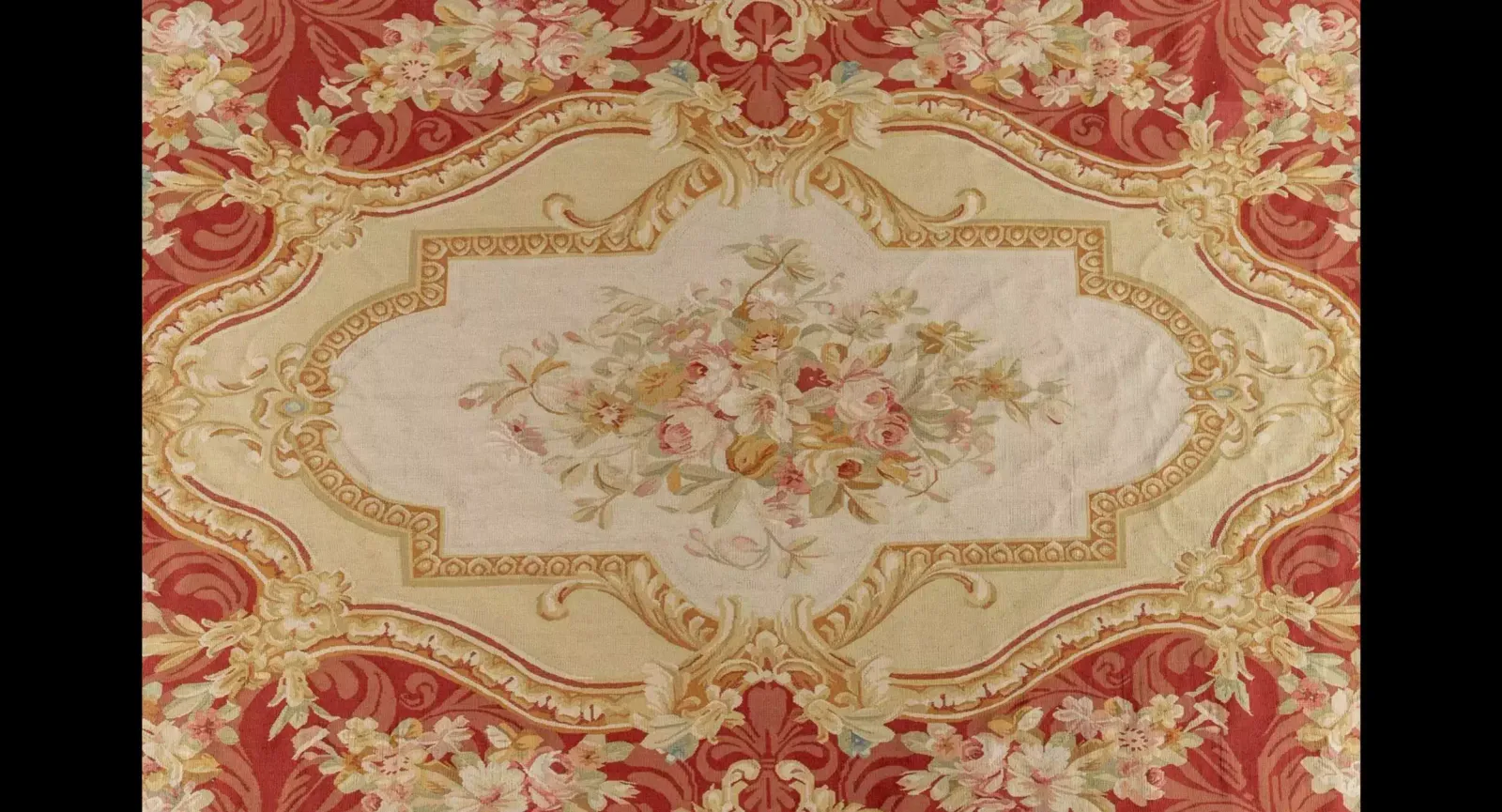 Exceptional, Old Aubusson Carpet From The 19th Century. France. photo 4702.0