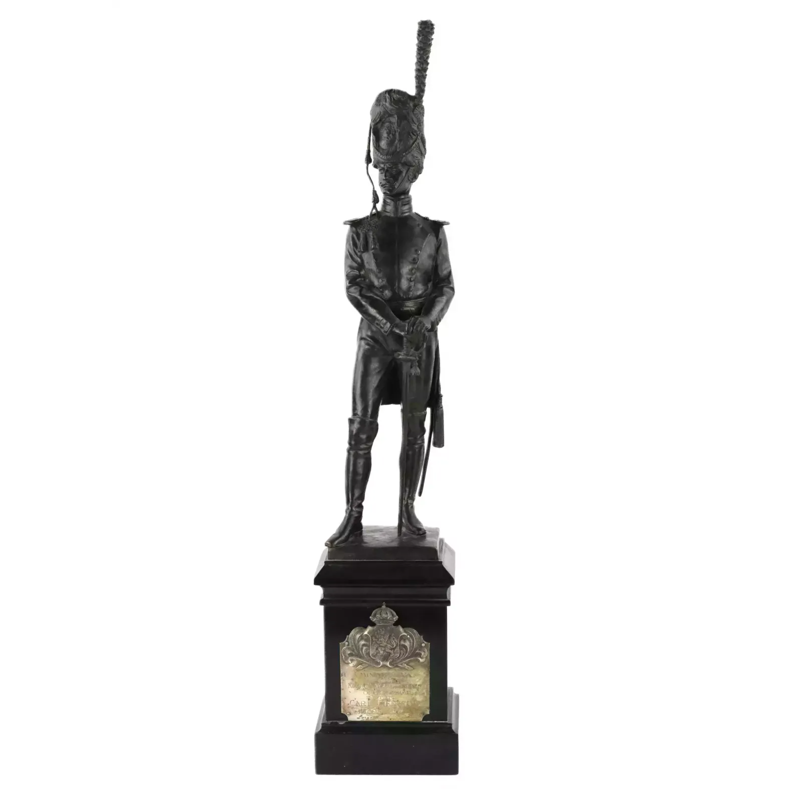 Bronze Figure Of An Officer  Alfred Olson photo furniture