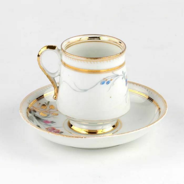 A Couple Of Tea From The Kuznetsov Factory In Volkhov. 1880s. photo for sale