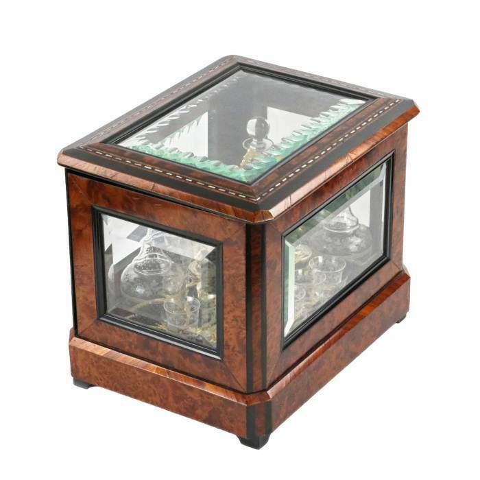 Rosewood Liquor Bar In Directory Style. photo Home Decor