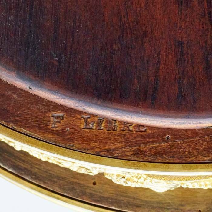 Magnificent Mahogany And Gilded Bronze Table By François Linke. photo 5557.0