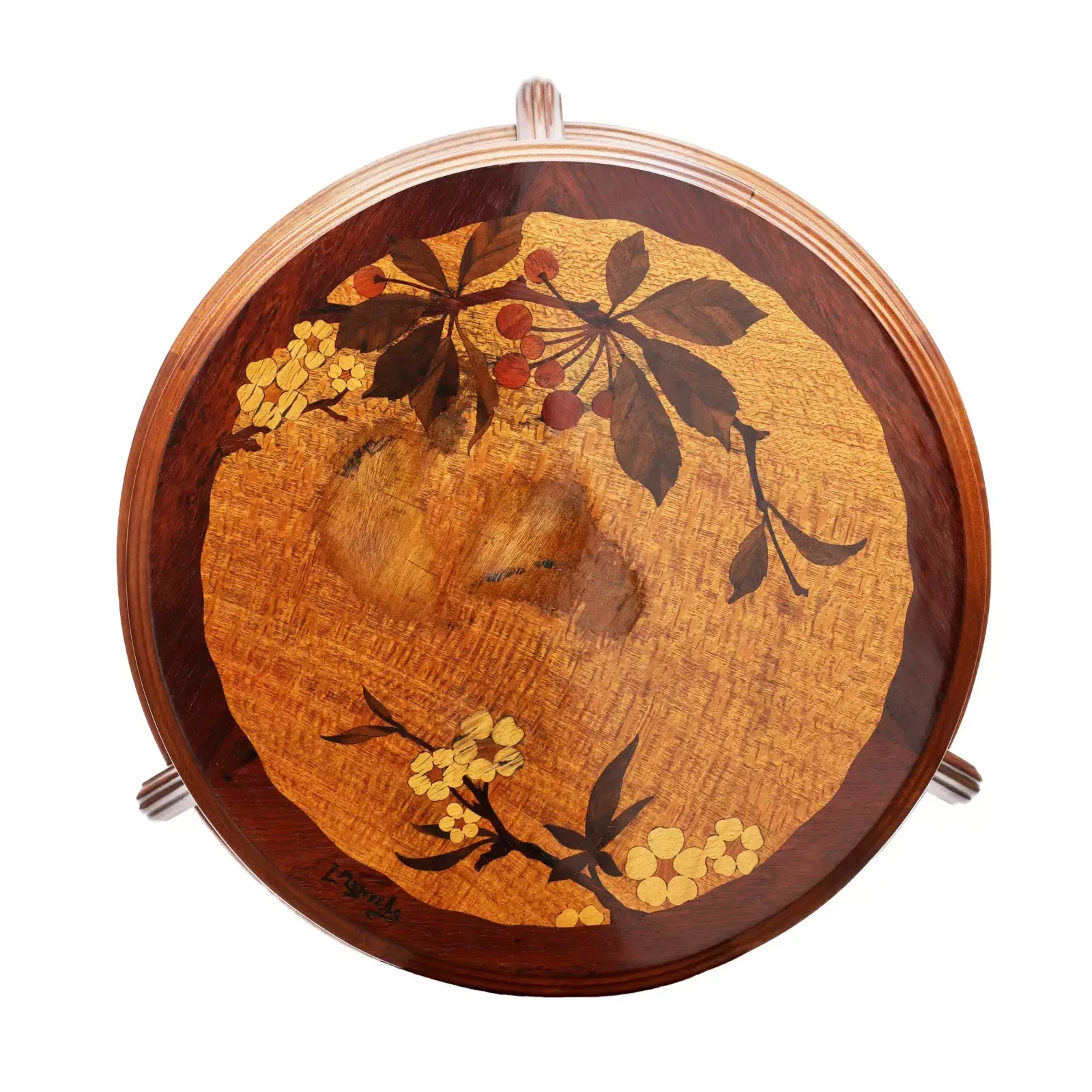 Art Nouveau Boudoir Table, Inlaid Wood. Louis Majorelle (1859 1926). photo for sale
