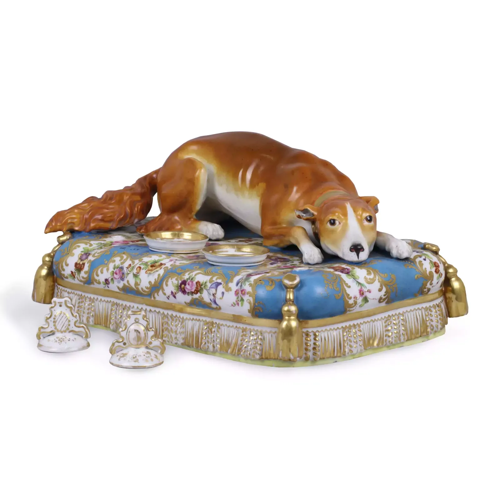 Inkwell Catherine II’s Beloved Dog Jacob Petit 1840 photo for sale