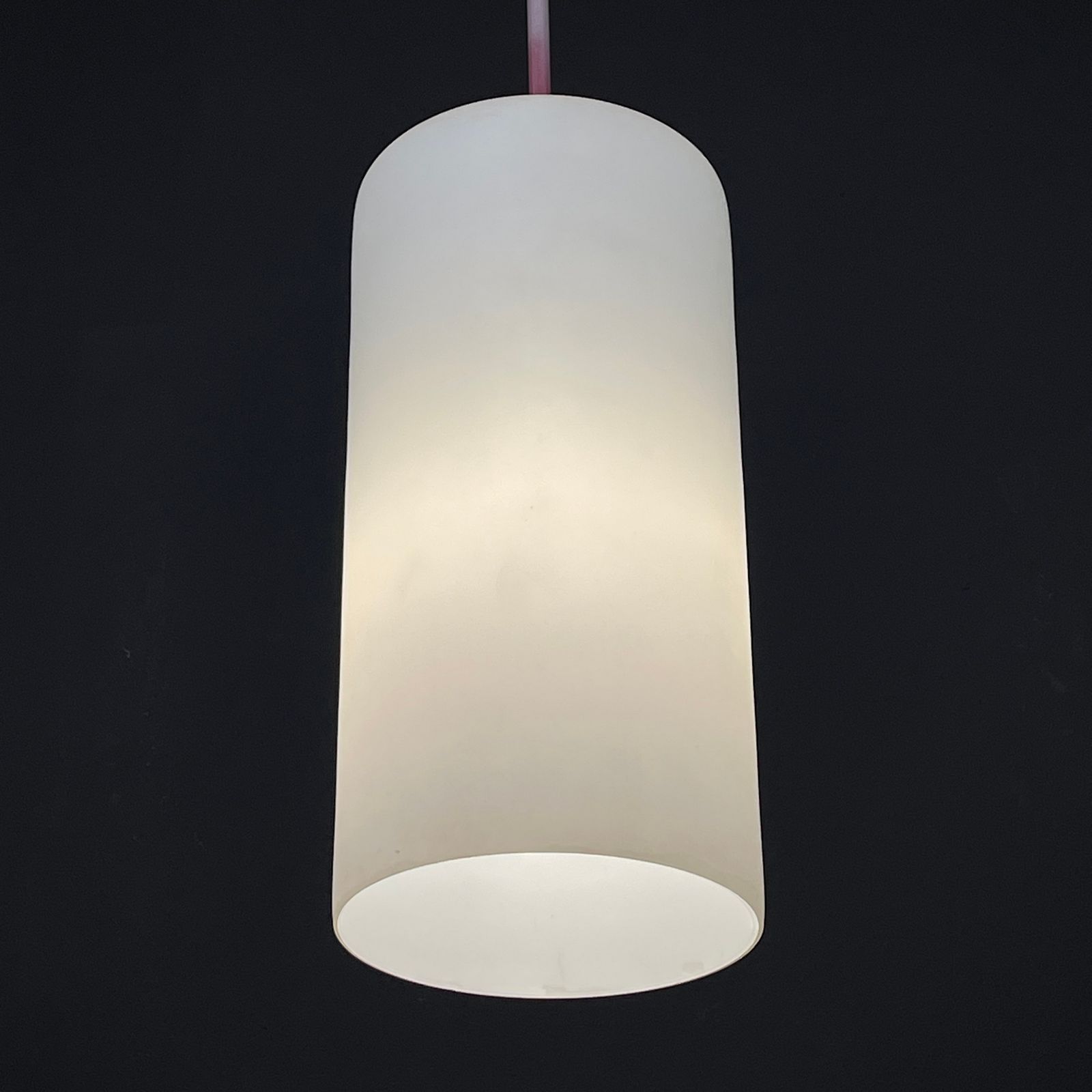 photo furniture Mid Century Opalin Glass Pendant Lamp Italy 1960s Set Of 2
