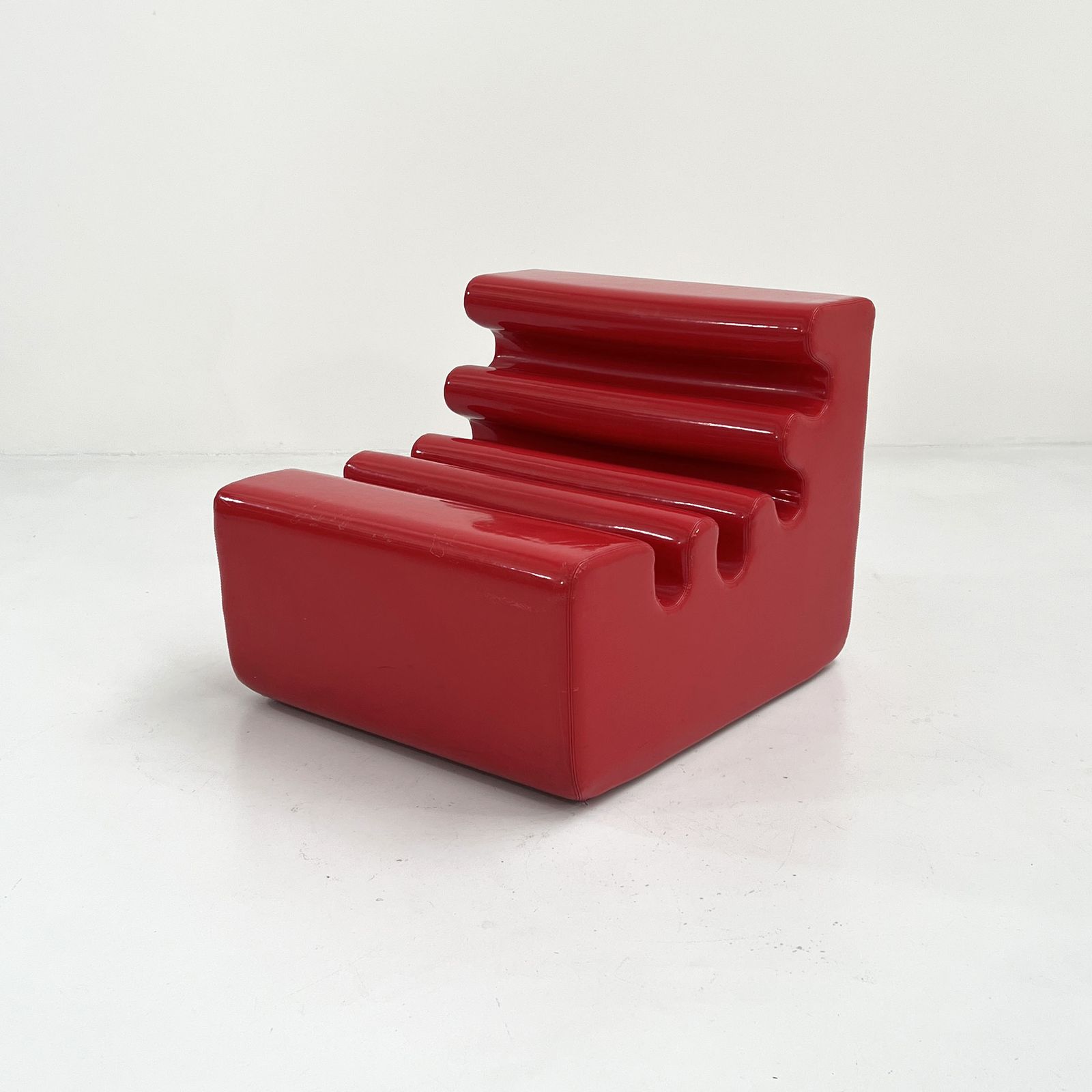 Furniture Red Karelia Lounge Chair By Liisi Beckmann For Zanotta, 1960s photo