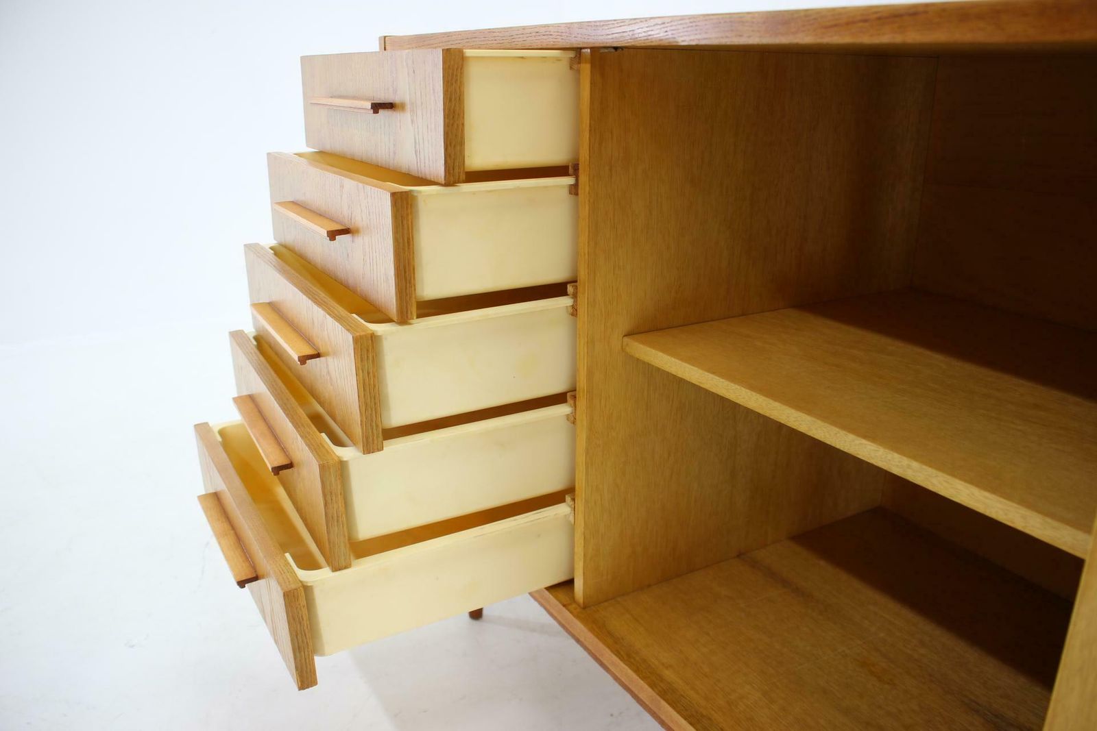 photo for sale 1970s Maple Cabinet Or Chest Of Drawers, Czechoslovakia