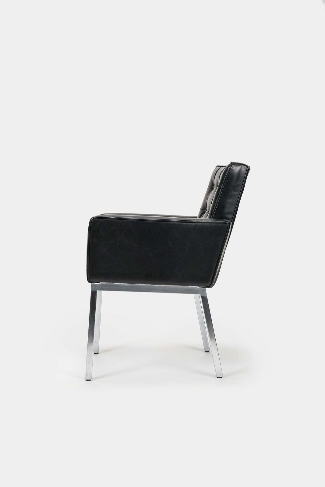 Vincent Cafiero, Armchair, Leather, Knoll International, 50s photo 2424.0