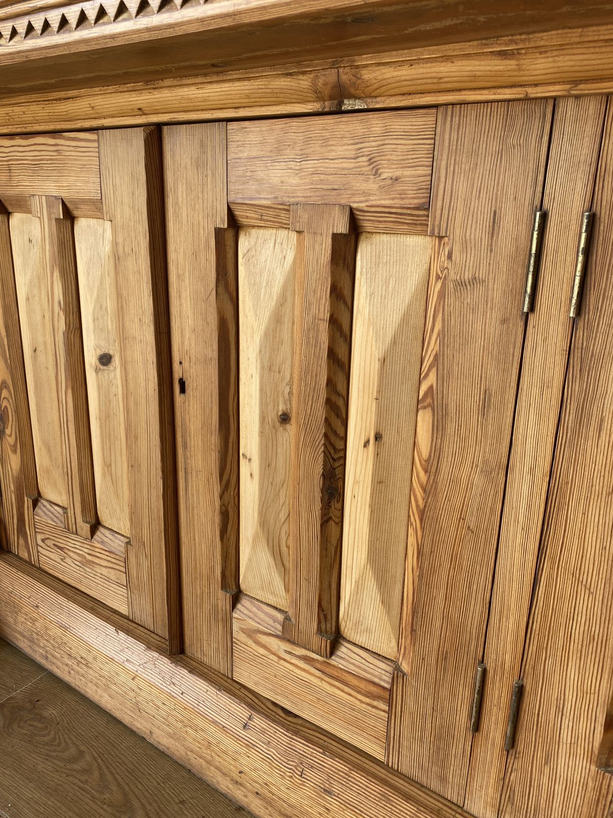 Pine Gothic Church Sideboard photo Furniture