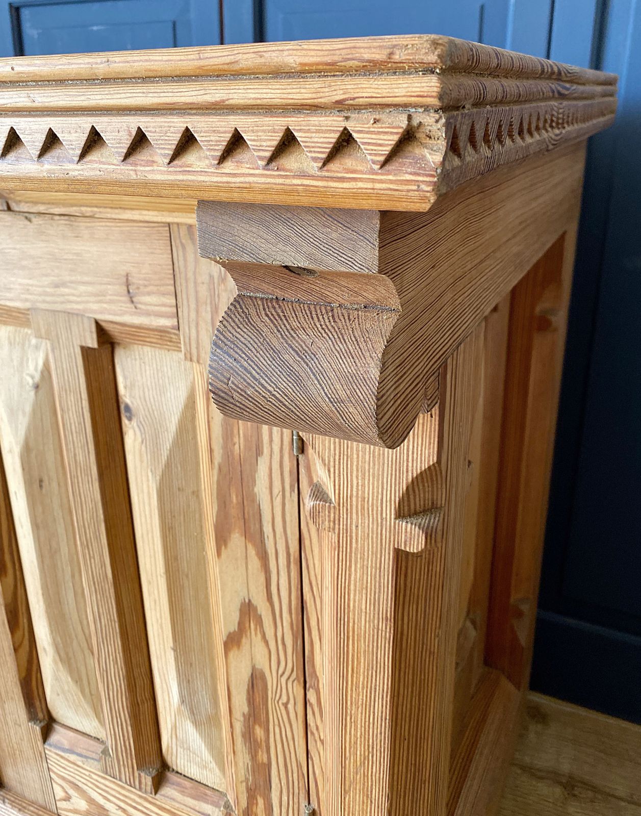 photo for sale Pine Gothic Church Sideboard
