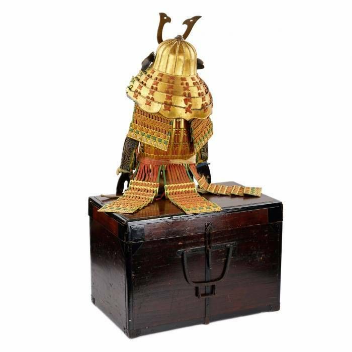Model Of Japanese Armor Yoroi. Periodo Meiji (1868 1912) photo Art