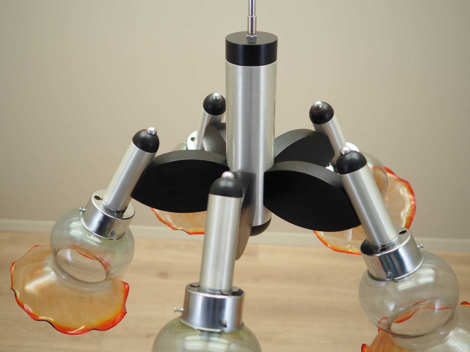 Chandelier, Italian Design, 1970s, Manufacture: Italy photo vintage