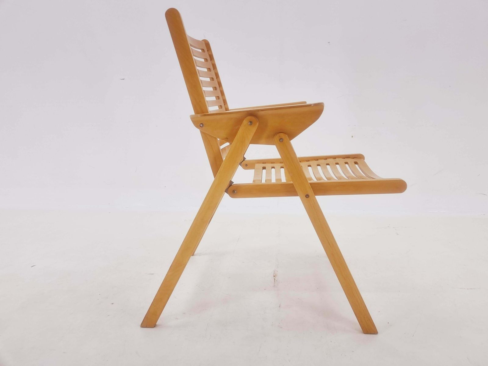 photo for sale Midcentury Folding Armchair "Rex" Designed By Niko Kralj, Slovenia, 1960s