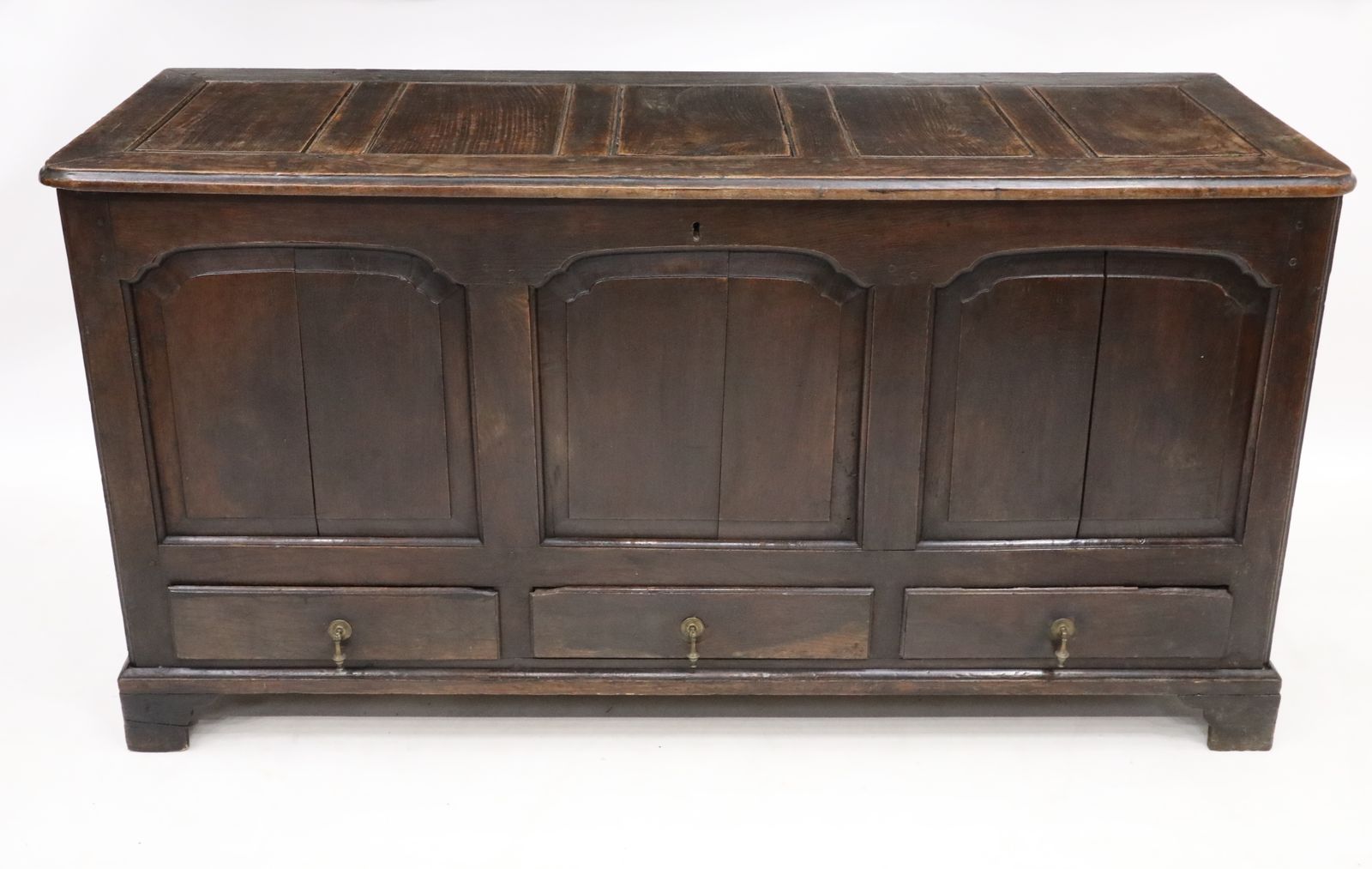 17th Century Jacobean Oak Mule Chest Blanket Box 3 Drawers Free Uk Delivery