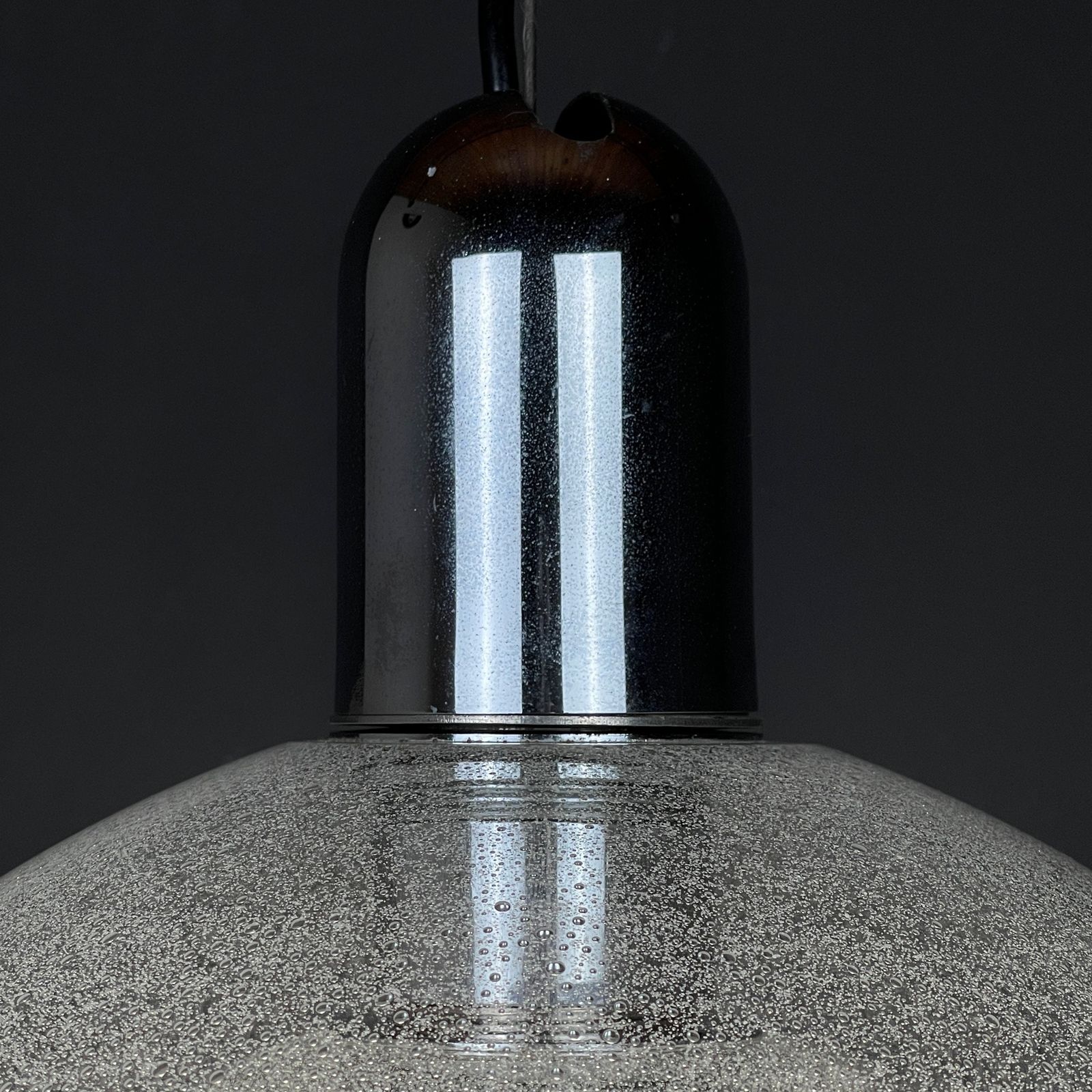 photo for sale Murano Pendant Lamp By Carlo Nason For Mazzega Italy 1960s