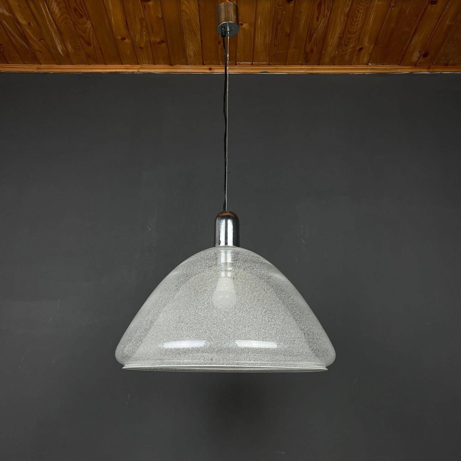 Lighting Murano Pendant Lamp By Carlo Nason For Mazzega Italy 1960s photo
